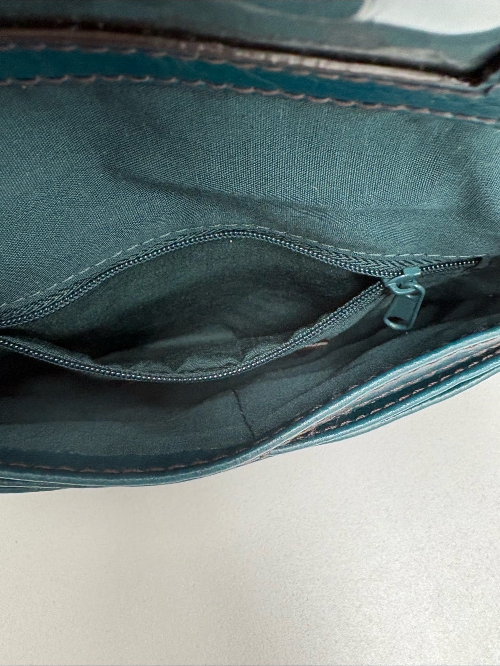 RELIC Teal Green Convertible Crossbody Clutch Wallet Purse - Picture 7 of 12